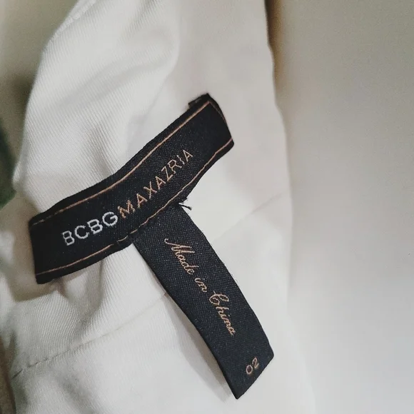 BCBGmaxazria Cocktail Wedding Formal Maxi Dress with Pockets Plunge V Neck Sz 2 - Picture 9 of 13